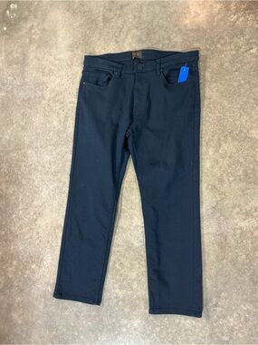 Jachs New York Navy Stretch Pants Slim Straight Men’s 36x29 Casual Modern Fit